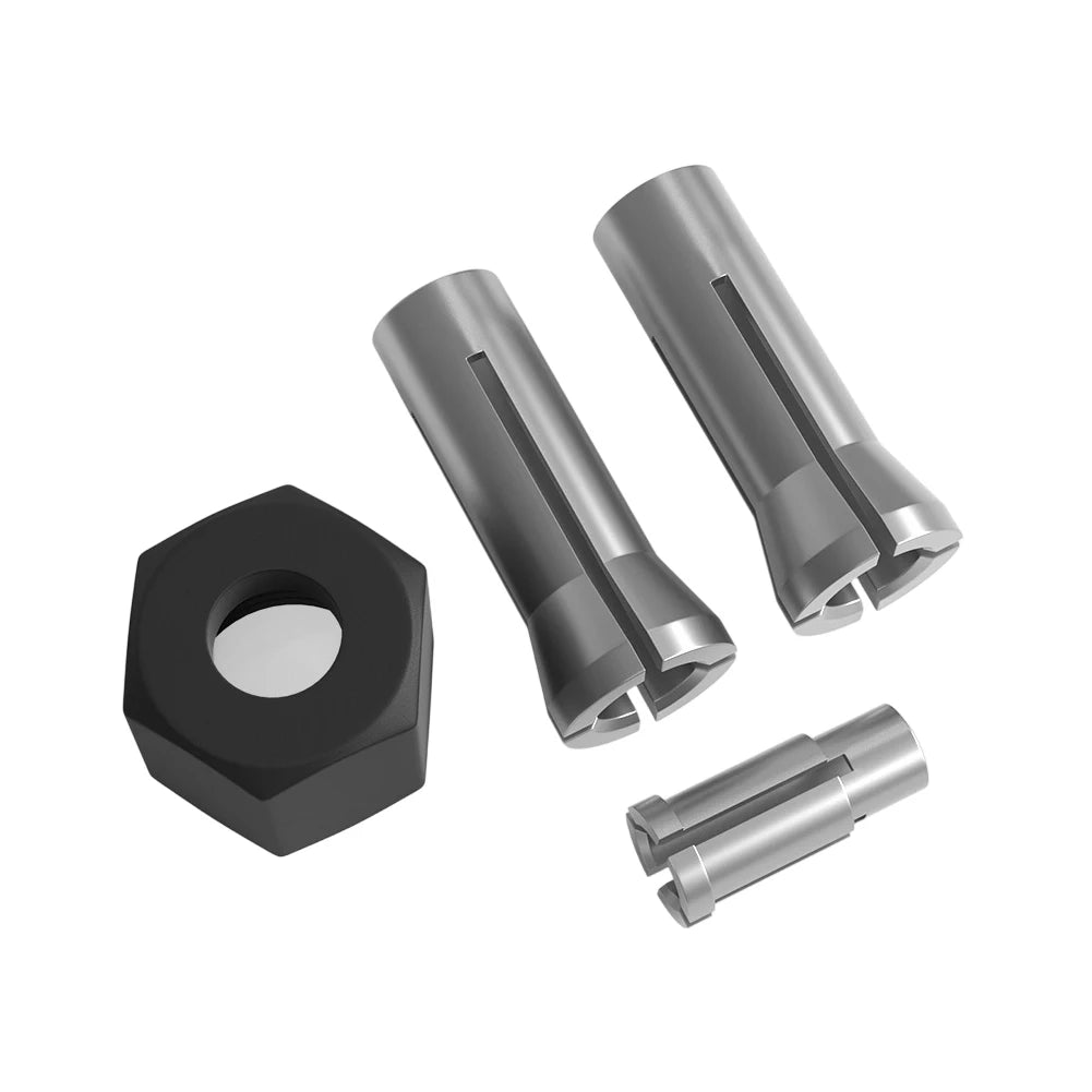 CNC Collet Chuck Nut Set – 3.175/6/6.35mm & M14 Milling Adapter CNC Collet Adapter Axl