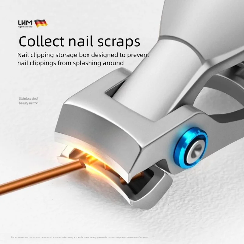 Stainless Steel Nail Clipper – Precision Fingernail & Toenail Trimmer Nail Clipper Axl