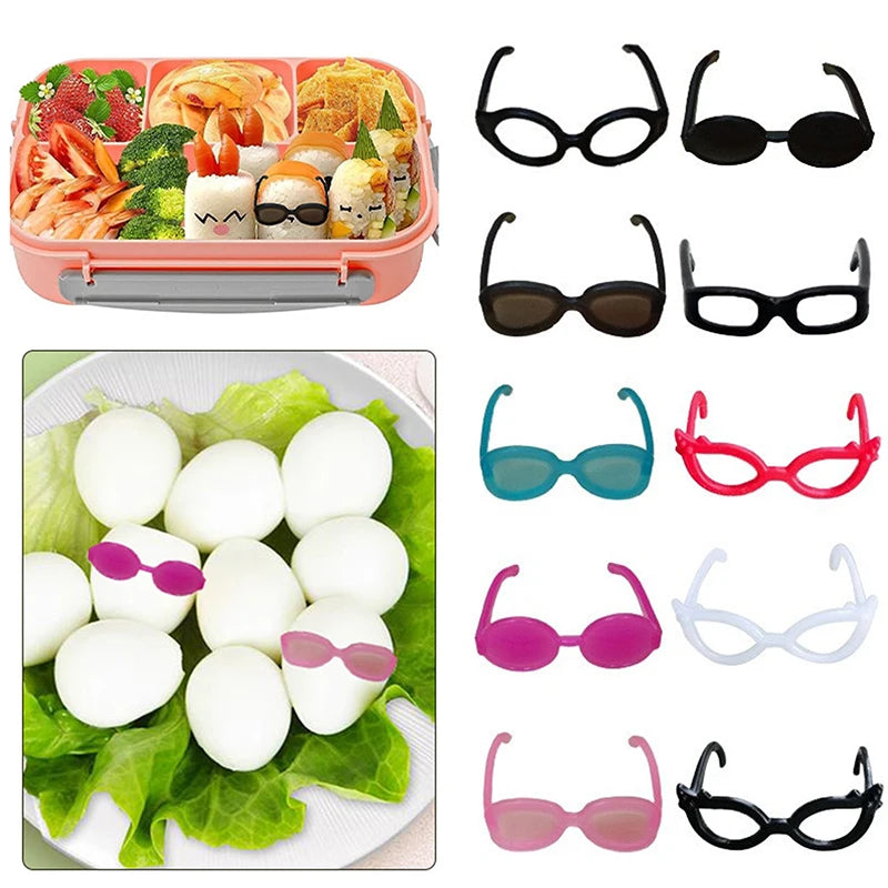 Bento Box Decoration Toppers – Glasses & Headwear 4/8/16 Pcs Bento Decoration Picks Axl