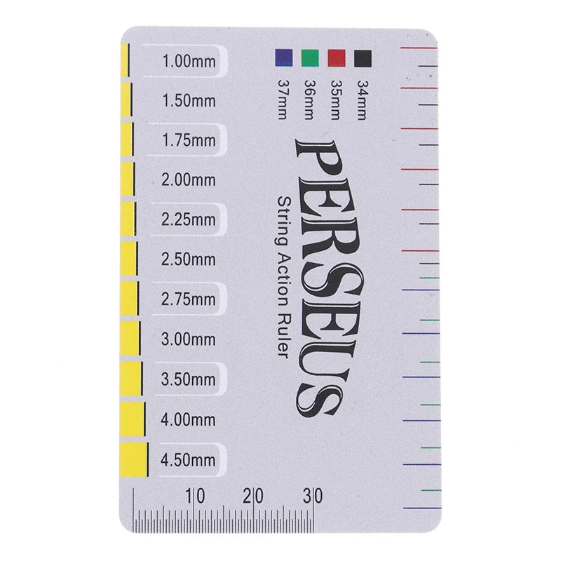 Guitar Setup Gauge Ruler – Action & Fret Measurement Tool Guitar Setup Tool Axl