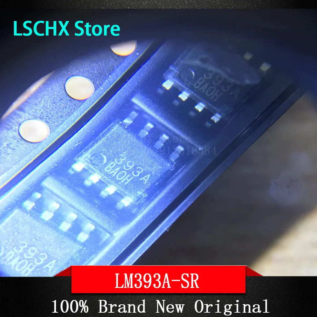 50pcs LM393A-SR LM393-SR SOIC-8 Dual Differential Comparators Comparator IC Pack Axl LM393A-SR