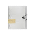 Transparent Binder Cover A4/B5/A5 – 8-Hole Loose Leaf Shell Binder Cover Axl Transparent-A4
