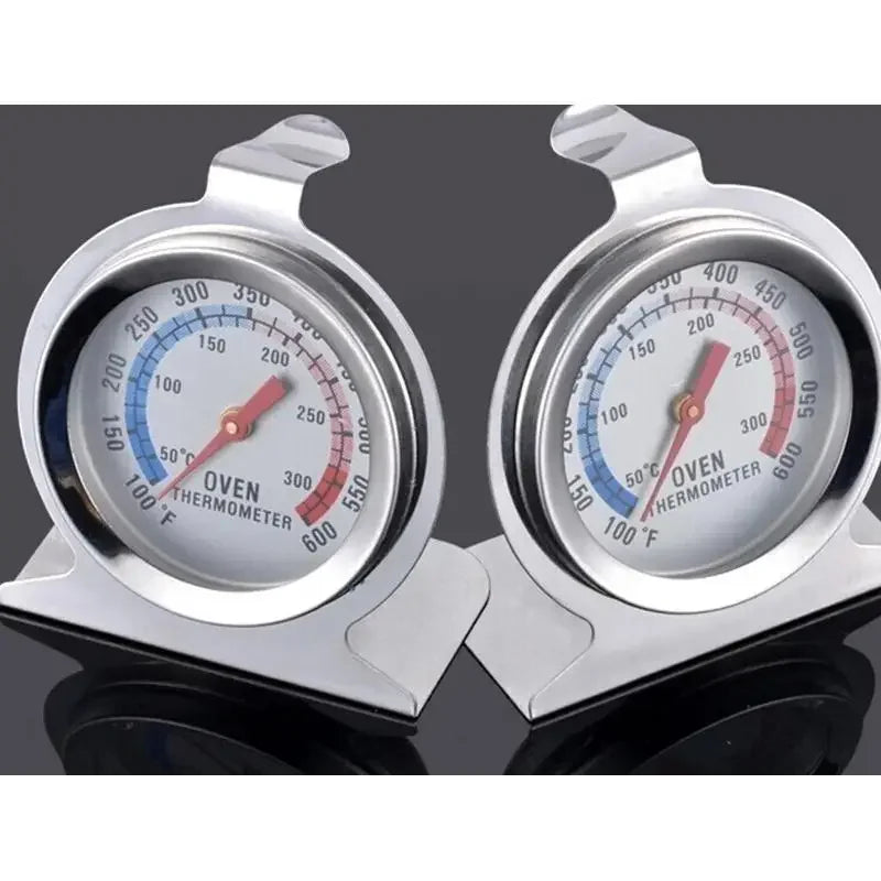 Stainless Steel Oven Thermometer – Large Dial, Stand & Hang Oven Thermometer Axl