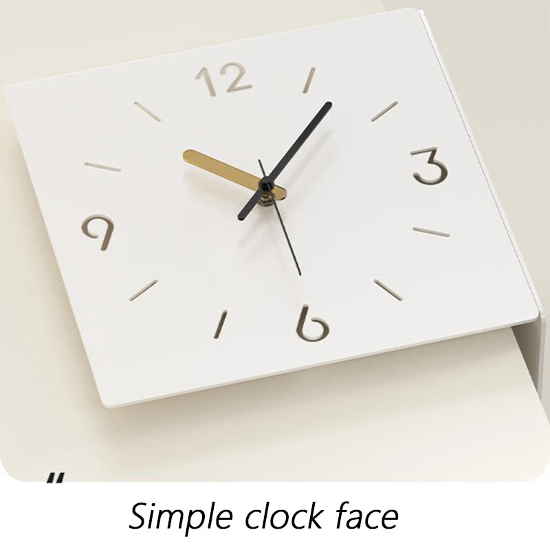 Modern Silent Large Square Wall Clock – Home & Office Décor Wall Clock Axl