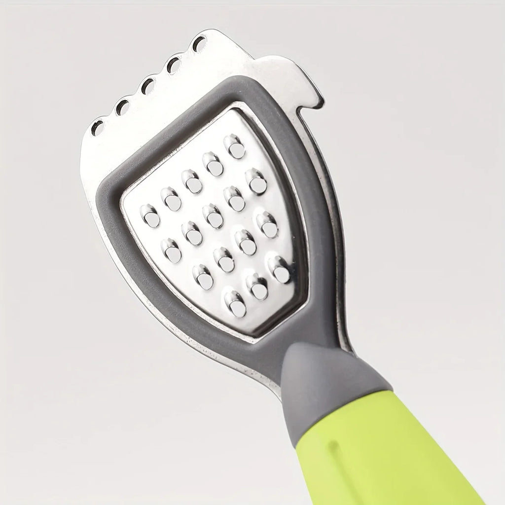 Lemon Zester & Juicer with Built-In Grater | Stainless Steel Citrus Zester Juicer Axl