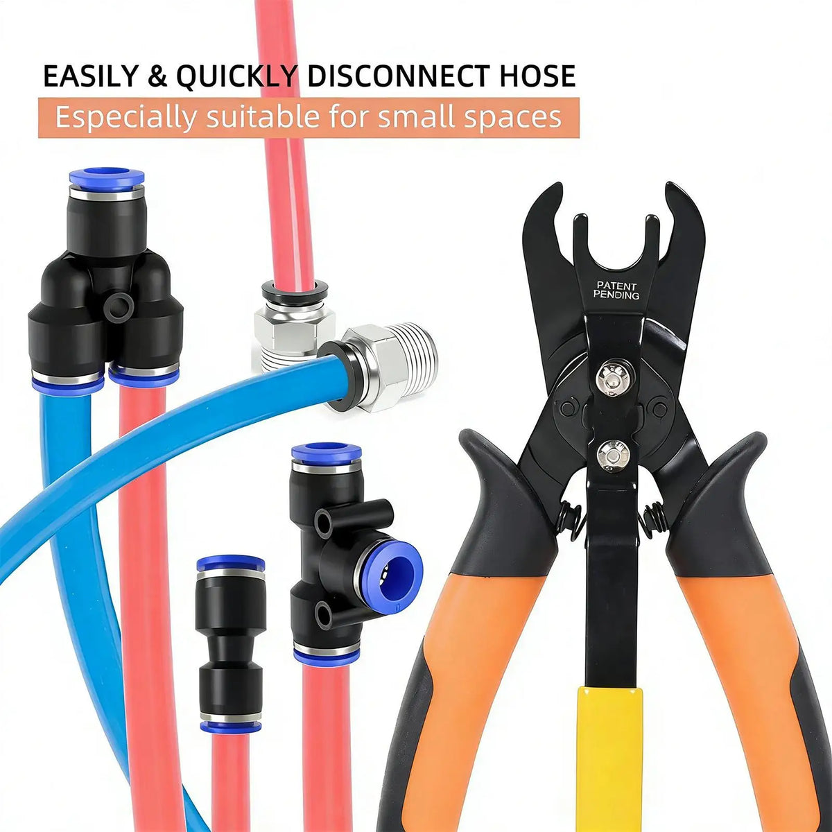 Air Line Disconnect Pliers | Carbon Steel Push-to-Connect Tool Air Line Pliers Axl