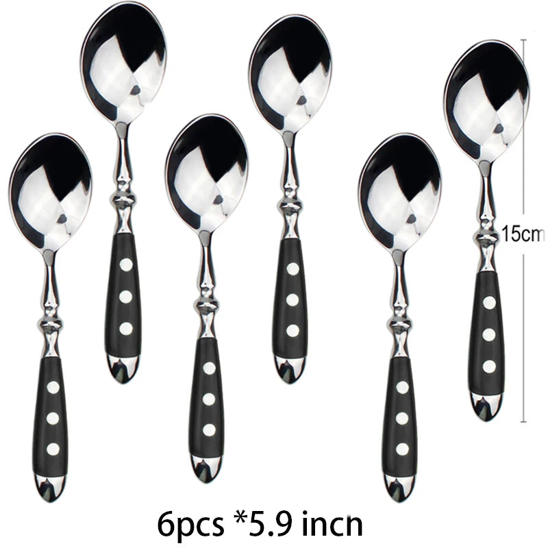 Classic Steak Knife Set – German Steel Serrated Blades Steak Knife Set Axl