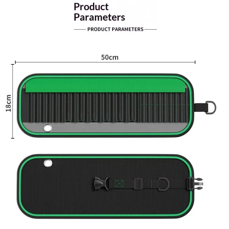 Roll-Up Tool Organizer Bag – 37-Slot Electrician's Kit Tool Roll Organizer Axl China Mainland