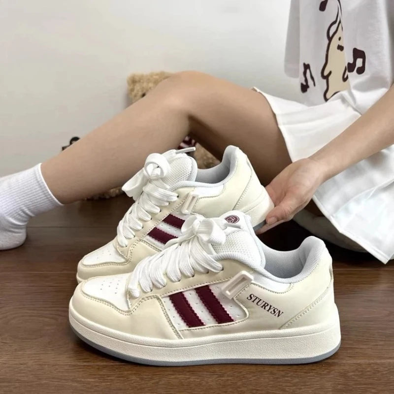 Women's Lightweight Thick-Sole Sneakers – Breathable Casual Shoes Women's Sneakers Axl