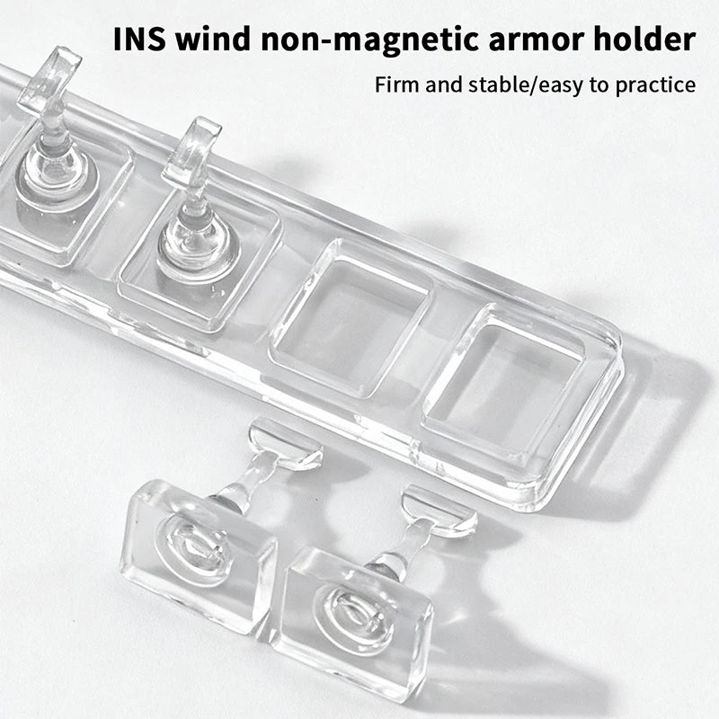 Non-Magnetic Nail Tips Display Stand – 1, 5 or 10 Grids Nail Display Stand Axl