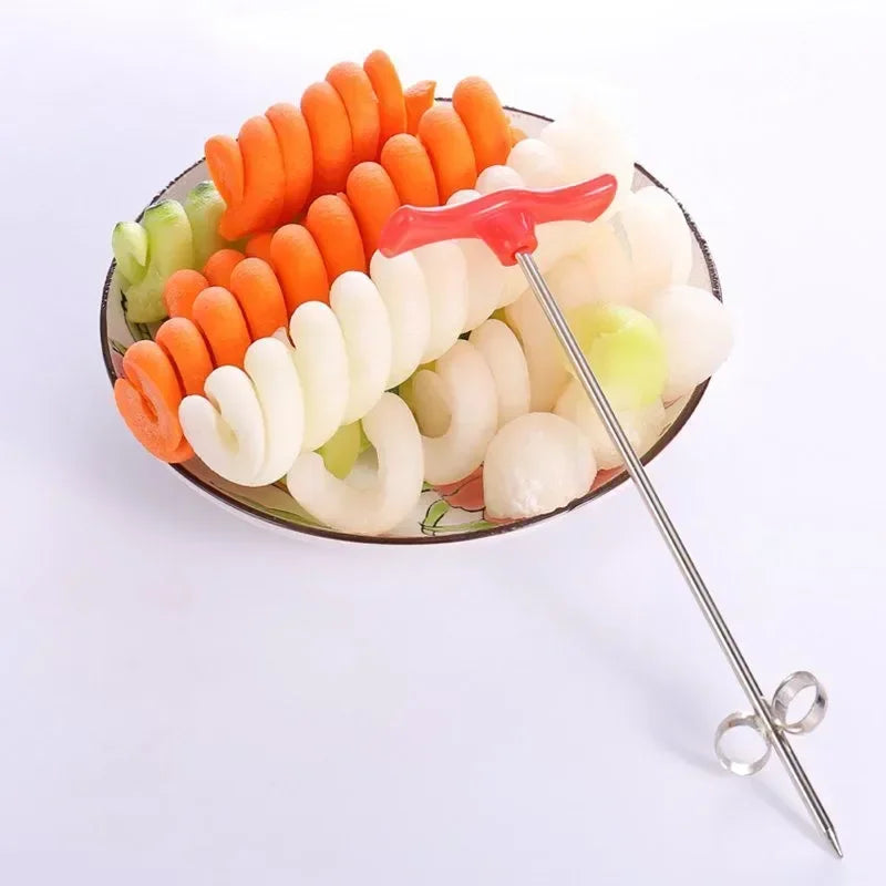 Spiral Vegetable Slicer – Carrot, Potato & Cucumber Spiralizer Vegetable Spiralizer Axl