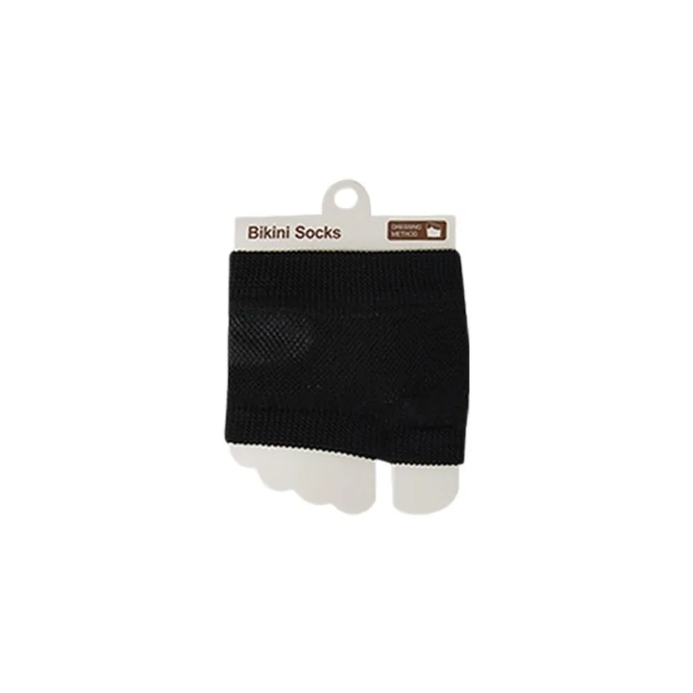 Breathable Mesh Forefoot Toe Socks with Arch Support | Summer Forefoot Toe Socks Axl Black One Size