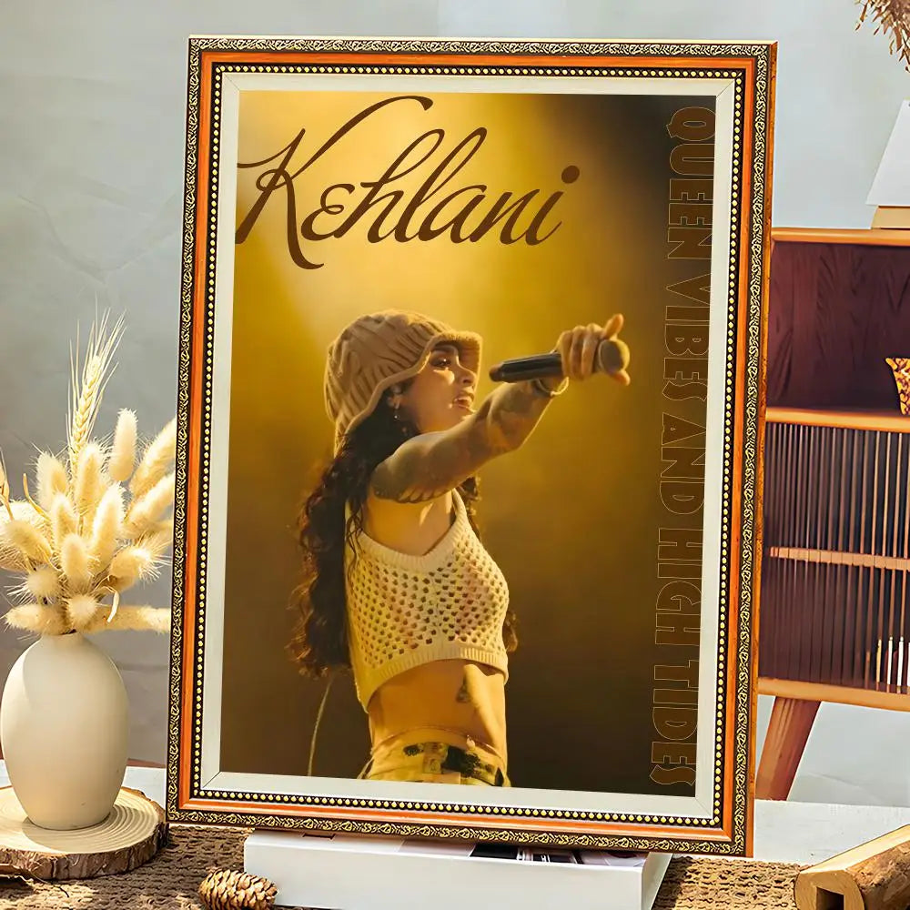 Kehlani HD Self-Adhesive Waterproof Poster | Home & Dorm Decor Wall Poster Axl White8 15X20cmNoframe