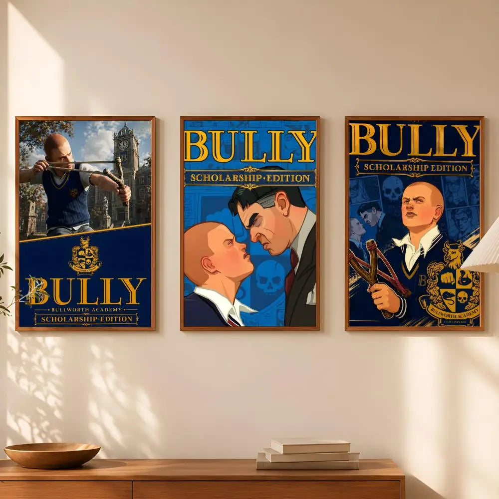 Bully Game HD PVC Self-Stick Wall Art Poster – Waterproof Decor Wall Art Poster Axl