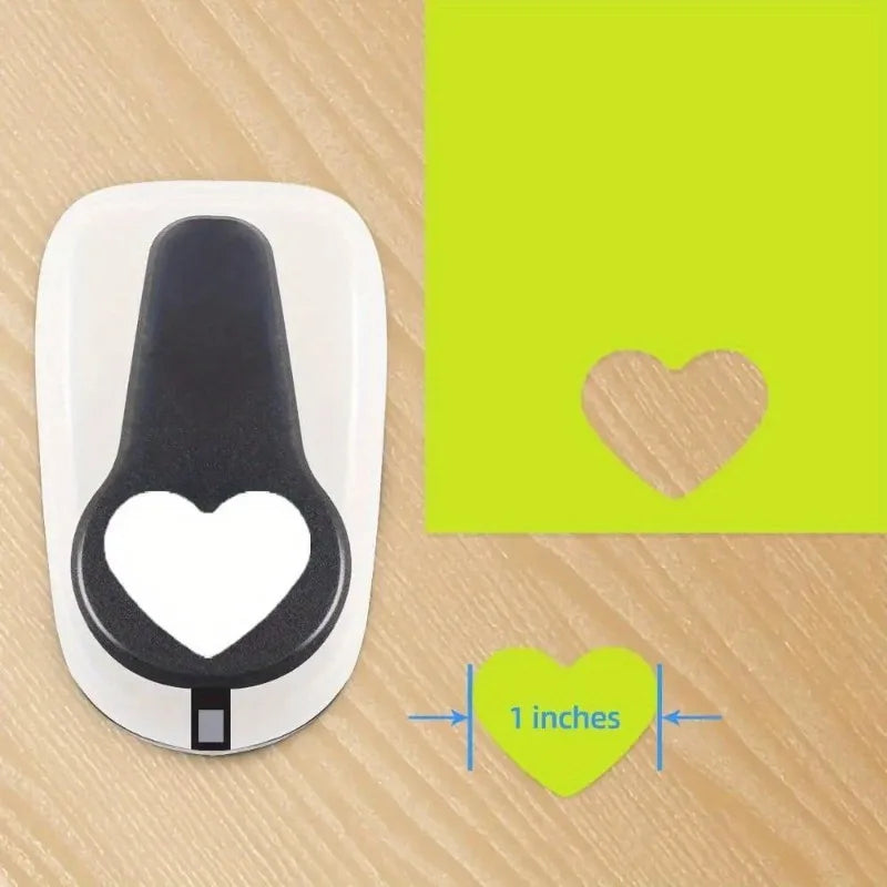 Heart Hole Punch 9/16/25mm – Scrapbooking Paper Craft Puncher Paper Craft Punch Axl