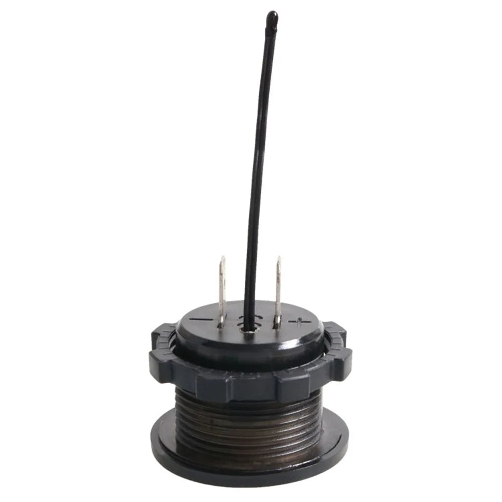 Round LED Digital Voltmeter Temp Gauge DC 12V-24V Car Motorcycle Digital Voltmeter Gauge Axl