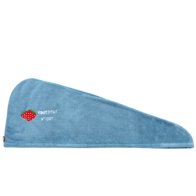 Microfiber Hair Towel Wrap – Quick Dry & Anti-Frizz for Women Microfiber Hair Towel Axl blue-1pcs