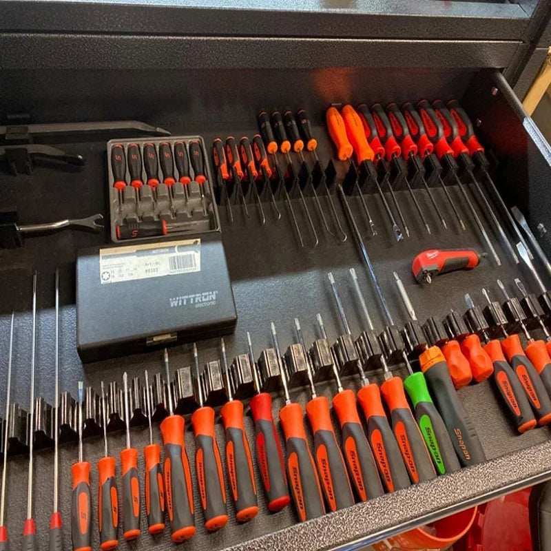 Magnetic Screwdriver Storage Rack – Plastic Tool Organizer Tool Storage Rack Axl