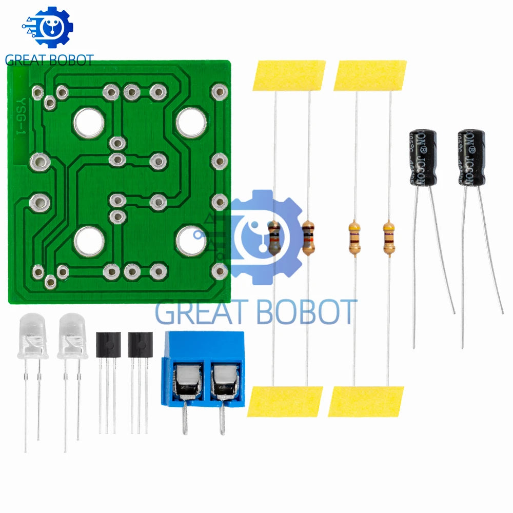 Simple LED Flash DIY Kit for Arduino – 1.2mm SMD Parts LED DIY Kit Axl
