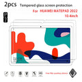 2-Pack HD Tempered Glass Screen Protector – Huawei MatePad 10.4" Tablet Screen Protector Axl for matepad2022 10.4