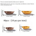 40pcs Floating Resin Mini Boats – Aquarium & Fish Tank Décor Aquarium Ornaments Axl mix-40pcs