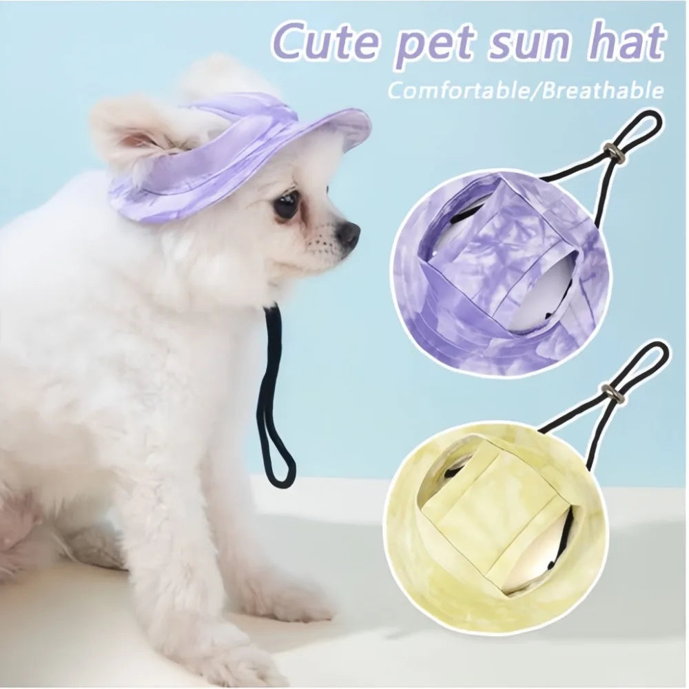Dog Sun Hat – Breathable Polyester Cap for Small & Medium Dogs Dog Sun Hat Axl