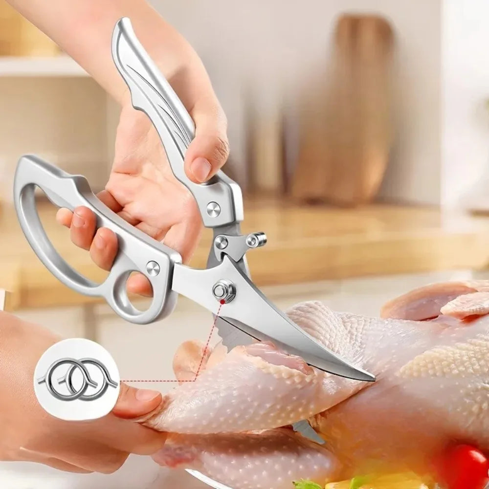 PLYS Heavy-Duty Kitchen Shears with Spring-Loaded Ejector Kitchen Shears Axl 1pc