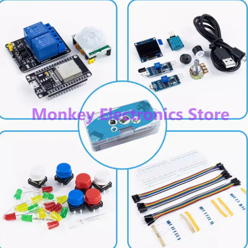 ESP32 WiFi Starter Kit – Development Board, Sensors & OLED Electronics Development Kit Axl
