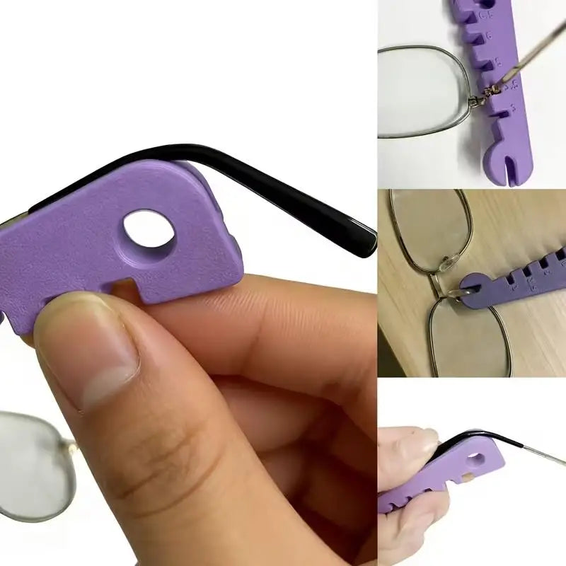 2-Piece Eyeglass Frame Adjuster Tool – Nose Pad & Temple Repair Eyeglass Repair Tool Axl