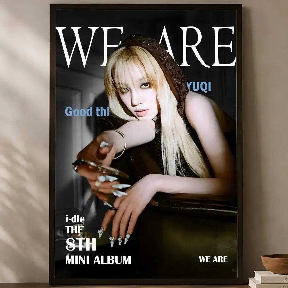 ((G)I-DLE Self-Stick HD Waterproof Wall Poster – K-Pop Decor Wall Art Poster Axl