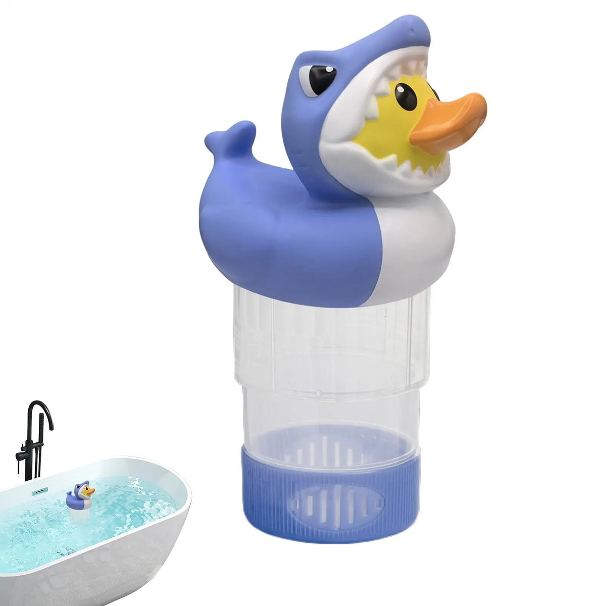 Shark Duck Pool Chlorine Floater – Large Capacity Dispenser Pool Chlorine Dispenser Axl