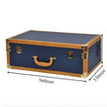 Large Vintage Leather Storage Box – Luxury Bedroom Organizer Leather Storage Box Axl Large
