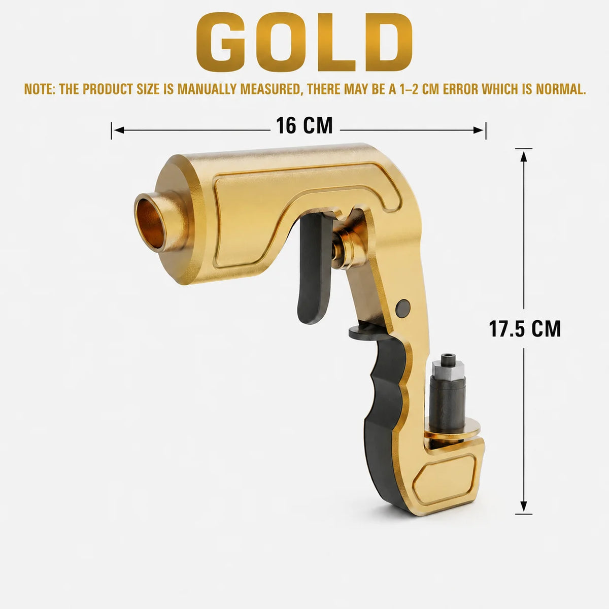 Champagne Sprayer Gun – Leak-Proof Party Bottle Shooter Bar Party Gadget Axl Gold