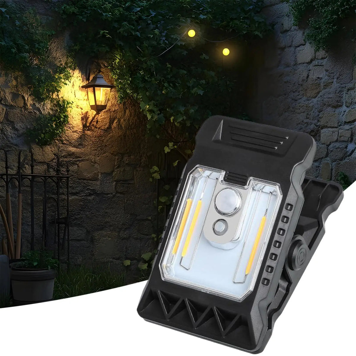 Solar Clip-On Motion Sensor LED Light | 3-Mode Waterproof Solar Motion Light Axl