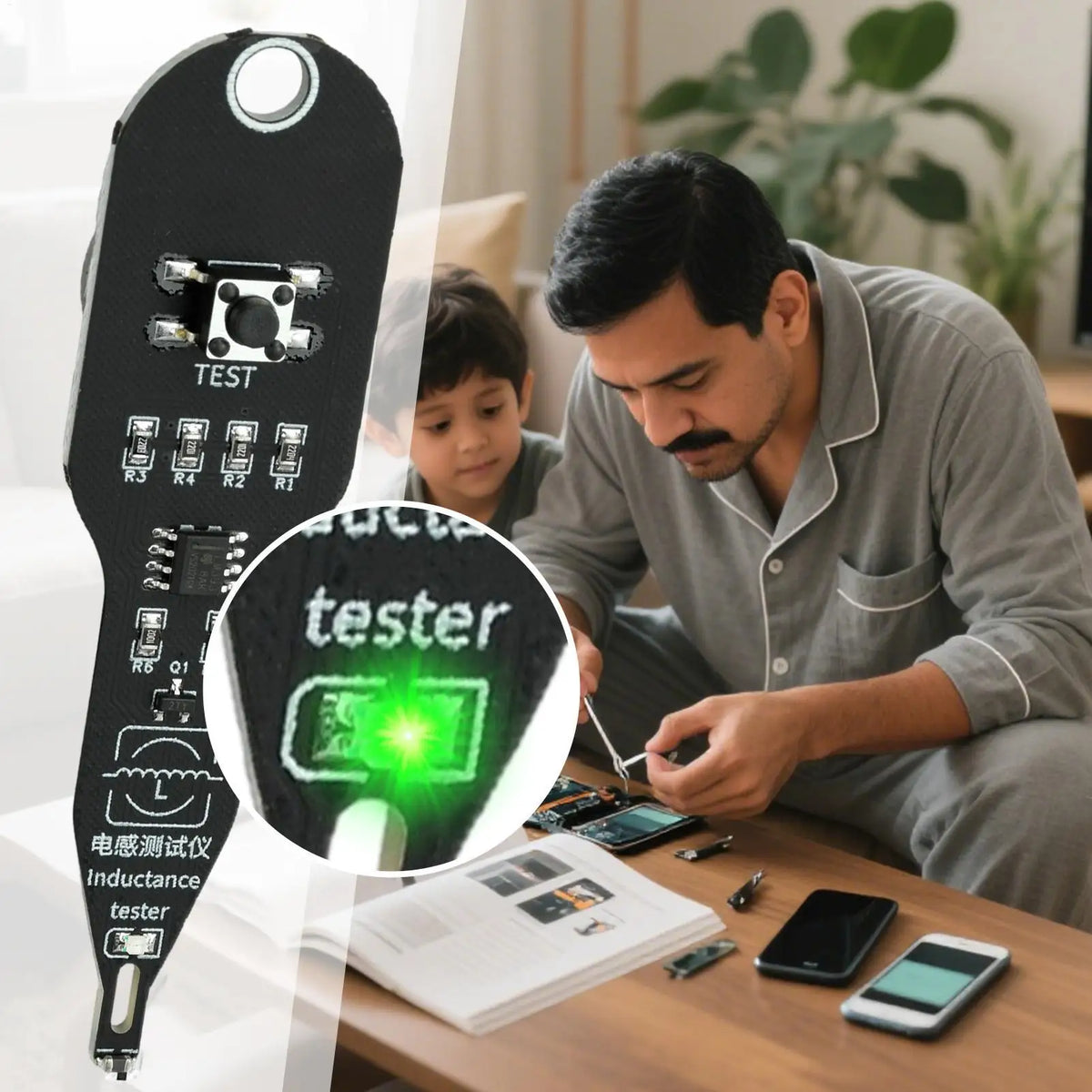 Inductance Tester – Motherboard Coil & Circuit Fault Detector Inductance Tester Axl