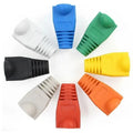 30-Pack RJ45 Strain Relief Boot Caps for CAT5E & CAT6 Cables Network Cable Accessories Axl 30Pcs Random Color