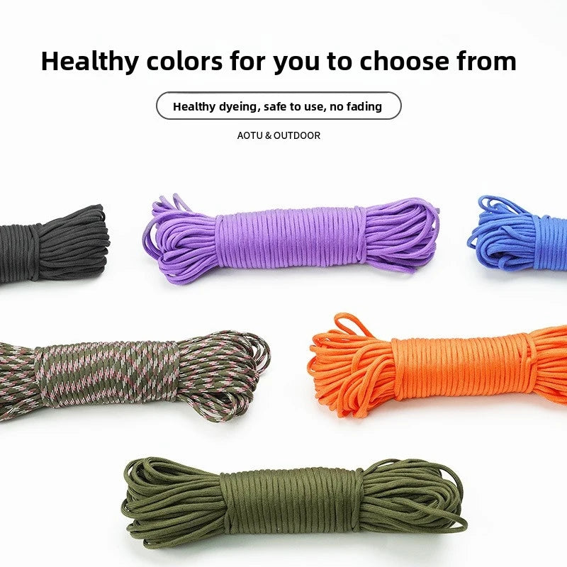 4mm 7-Core Paracord Rope 31m – 280 lb Braided Survival Cord Paracord Rope Axl