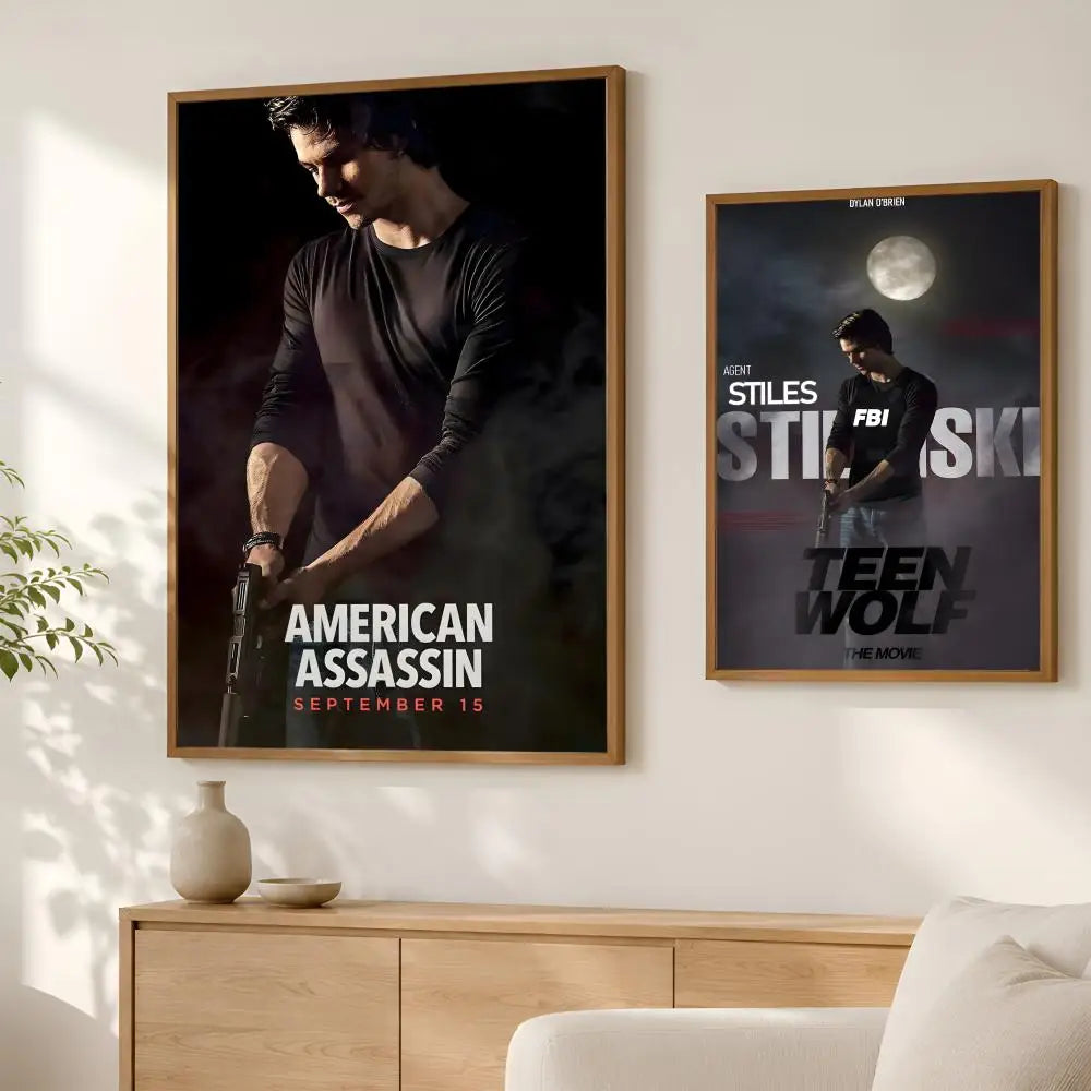 Dylan O'Brien HD PVC Wall Poster – Self-Stick Home Décor Wall Art Poster Axl