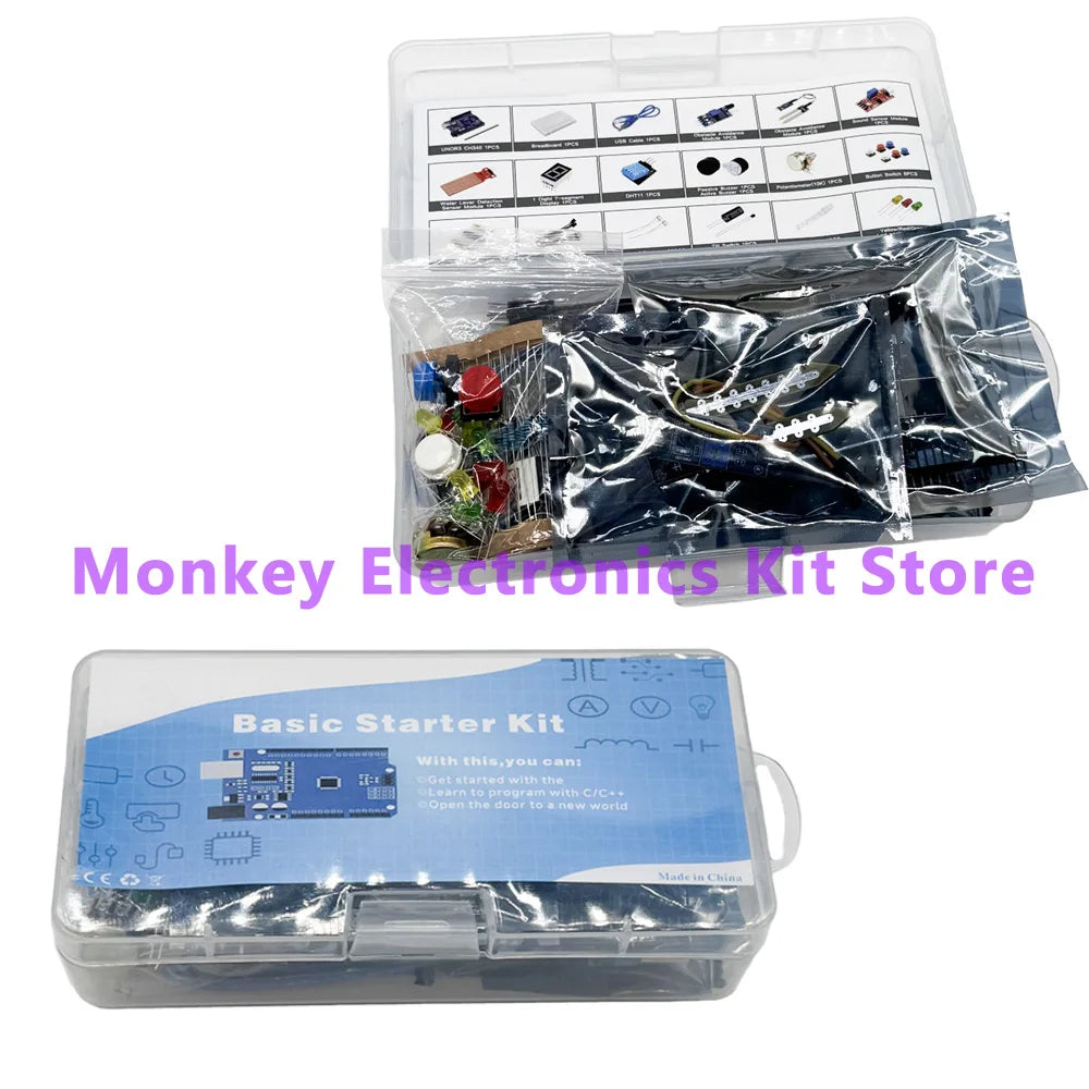 400-Hole Breadboard Kit – LED, Sensor, Resistor & Voltage Kit Electronics Learning Kit Axl
