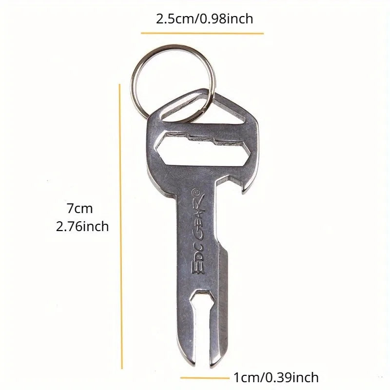 EDC Stainless Steel Keychain Multi-Tool – Wrench & Bottle Opener Keychain Multi-Tool Axl