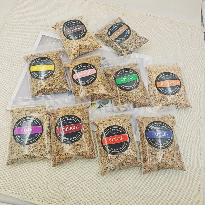 50g BBQ Smoking Wood Chips – Apple, Beech, Alder & More BBQ Smoking Wood Chips Axl