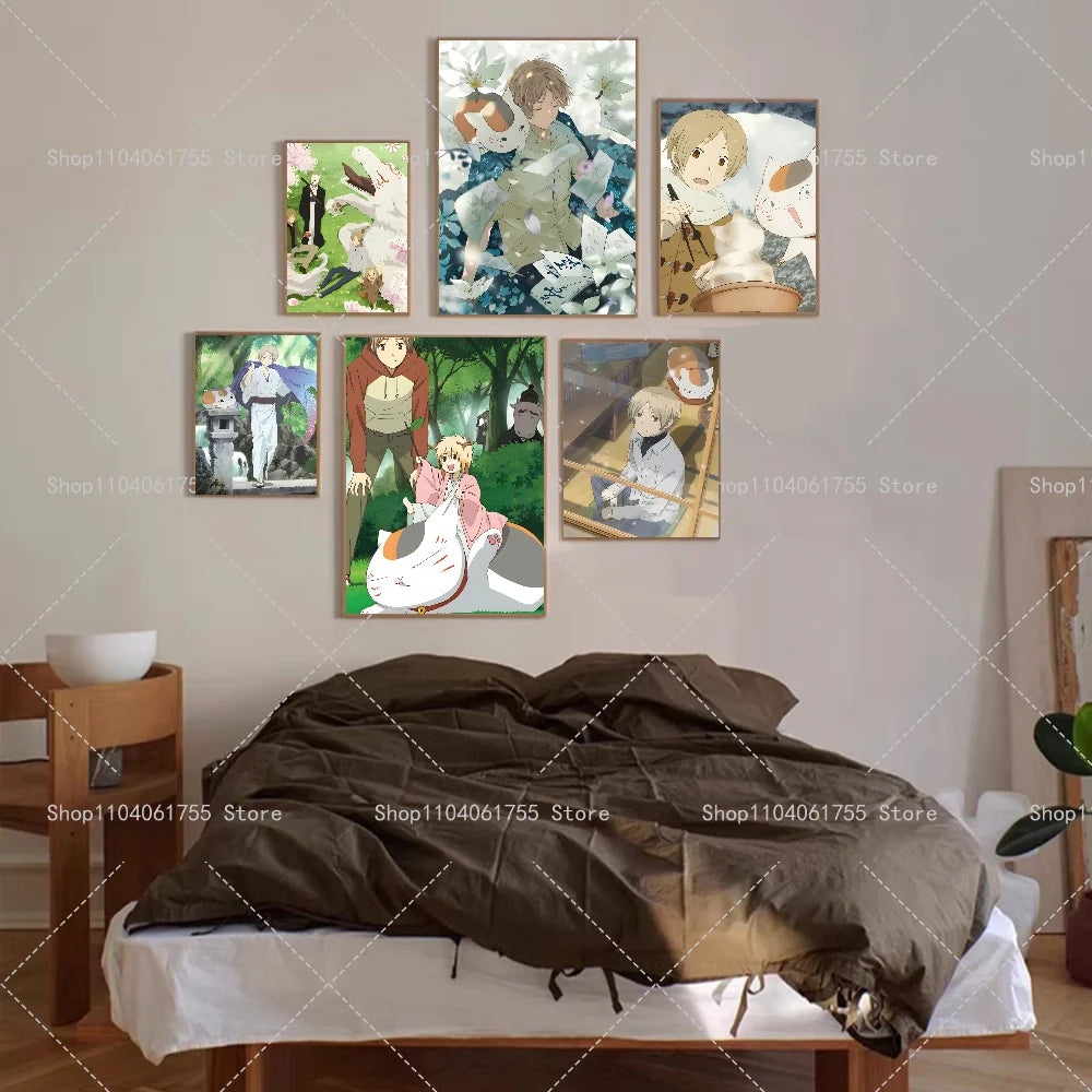 Natsume's Book of Friends Anime Poster | Waterproof Wall Sticker Anime Wall Poster Axl