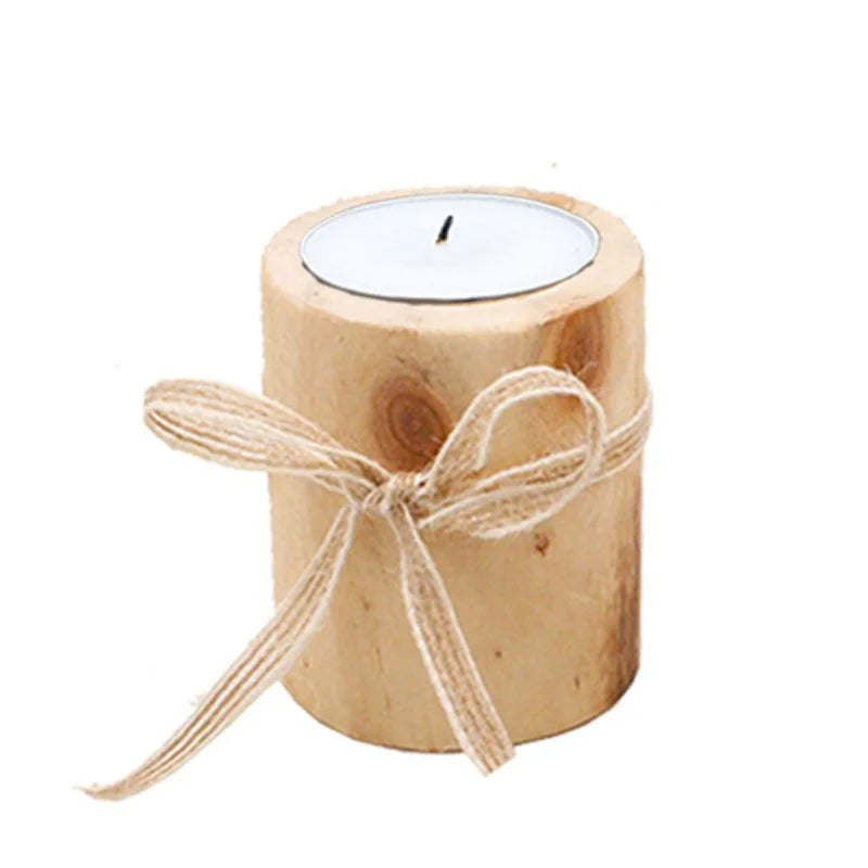 Wooden Cylinder Candle Holder – Wedding & Home Décor Gift Wooden Candle Holder Axl