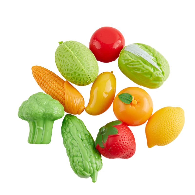10 PCS Mini Simulation Fruit Vegetable Toys – Dollhouse Accessory Dollhouse Accessories Axl