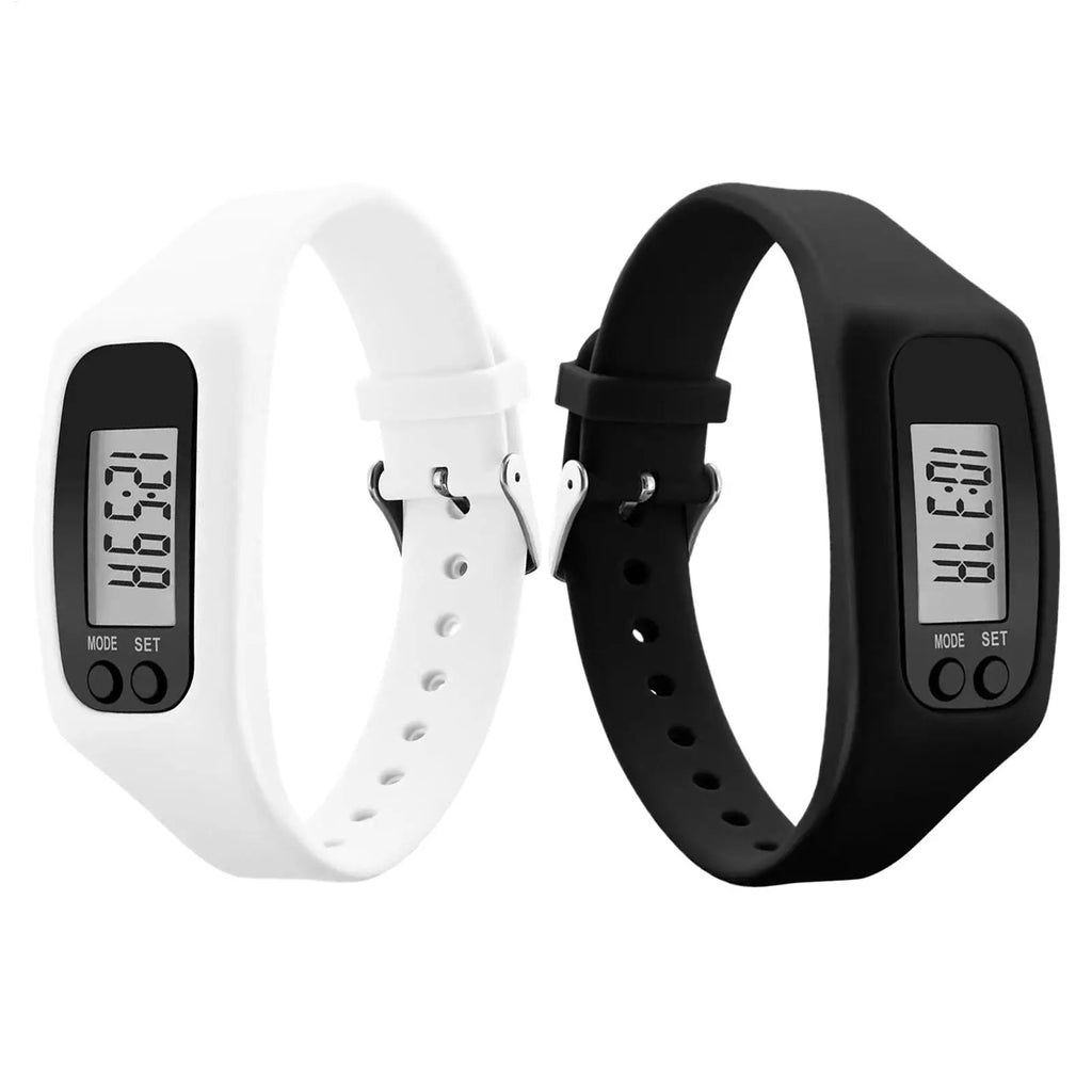 Pedometer Wristband Watch – Step Counter & Calorie Tracker Pedometer Fitness Watch Axl