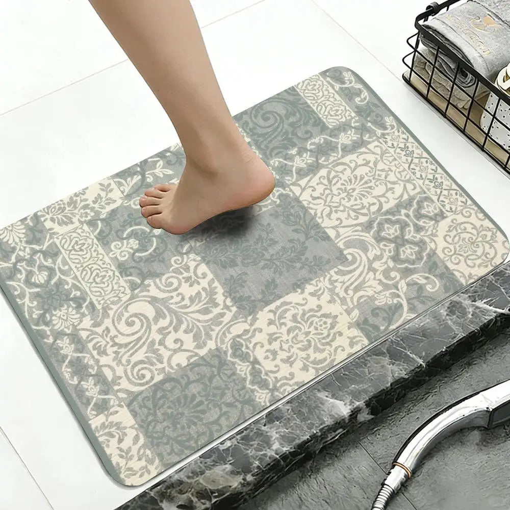 Norwegian Diatomite Bath Mat – Quick Dry, Non-Slip Floor Mat Diatomite Bath Mat Axl