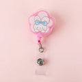 Retractable Badge Reel – Cartoon Acrylic ID Card Holder Clip Retractable Badge Reel Axl Style 6