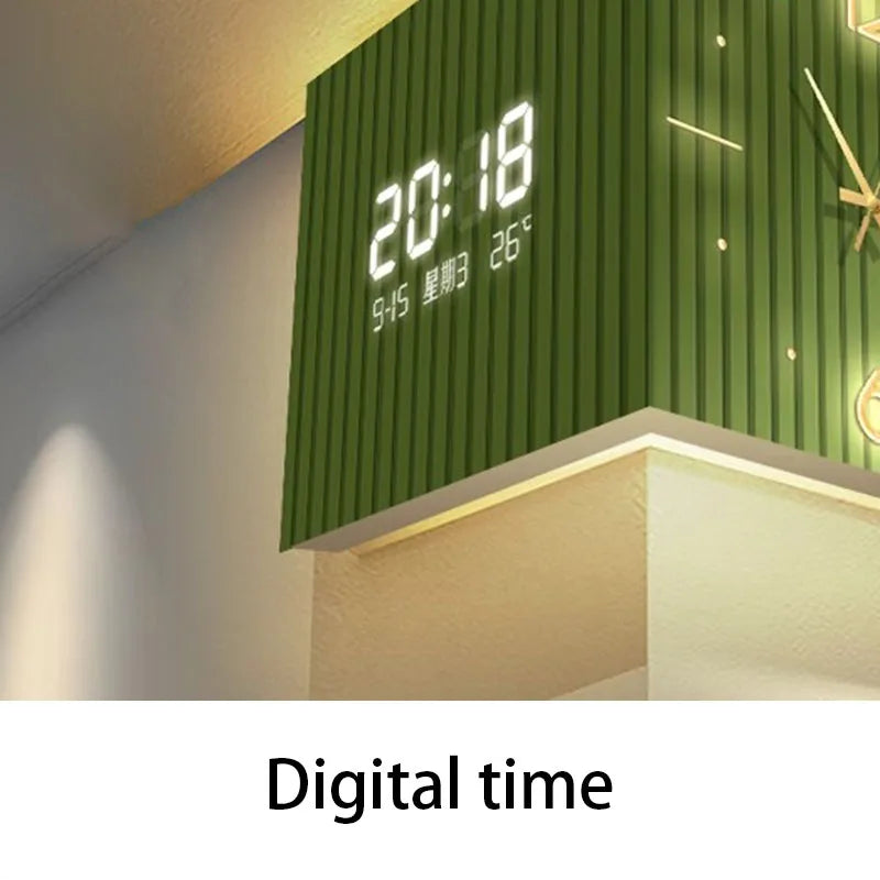 Modern LED Digital Wall Clock – Large Acrylic Calendar Clock LED Digital Wall Clock Axl