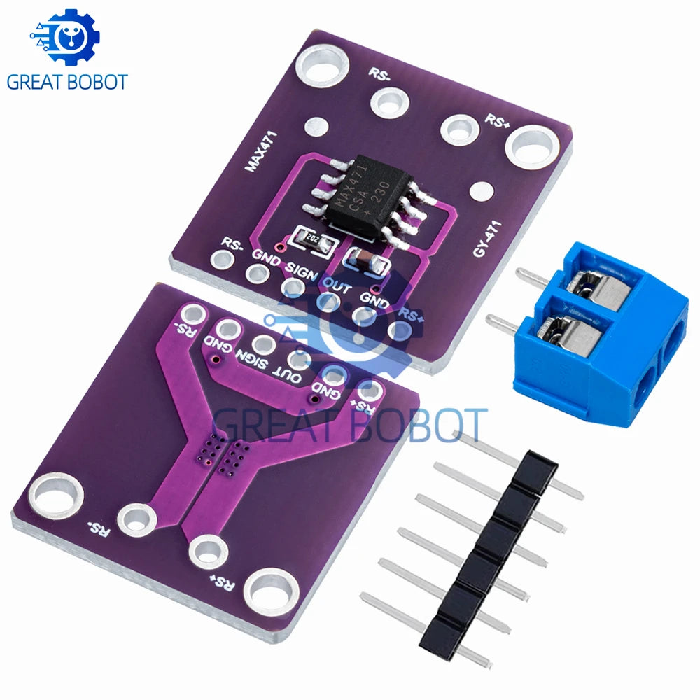 MAX471 3A Current Sensor Module for Arduino – DC 0–30V Current Sensor Module Axl