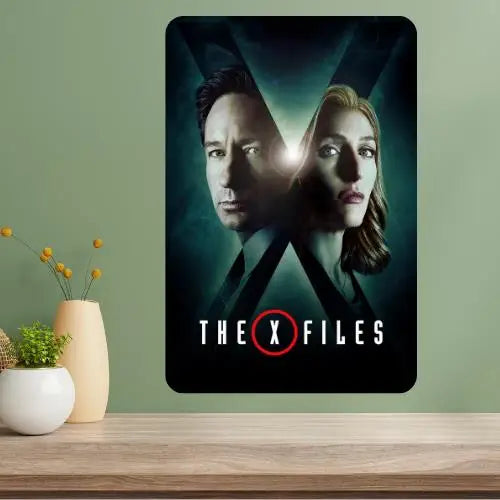 X-Files Classic TV Show Metal Poster Sign | Aluminum Wall Art Metal Wall Sign Axl aluminum sign aluminum 14x20cm